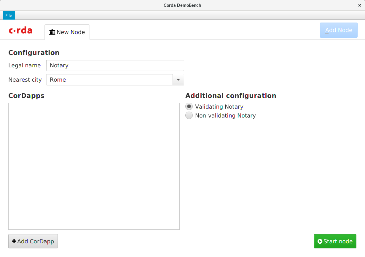 DemoBench at launch