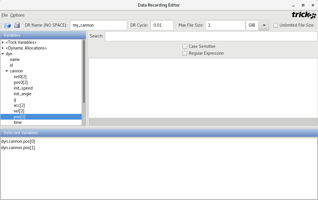 Data Recording Editor